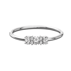 Round Cut Eternity Moissanite Ring for Women