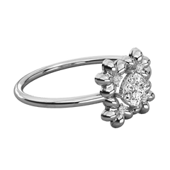 0.30 TCW Cushion Cut 5 Stone Moissanite Ring, Diamond Ring, Diamond, 0.30 CT Cushion Cut, 5 Stone Diamond, Diamond, Diamond Ring, moissanite Diamond Ring