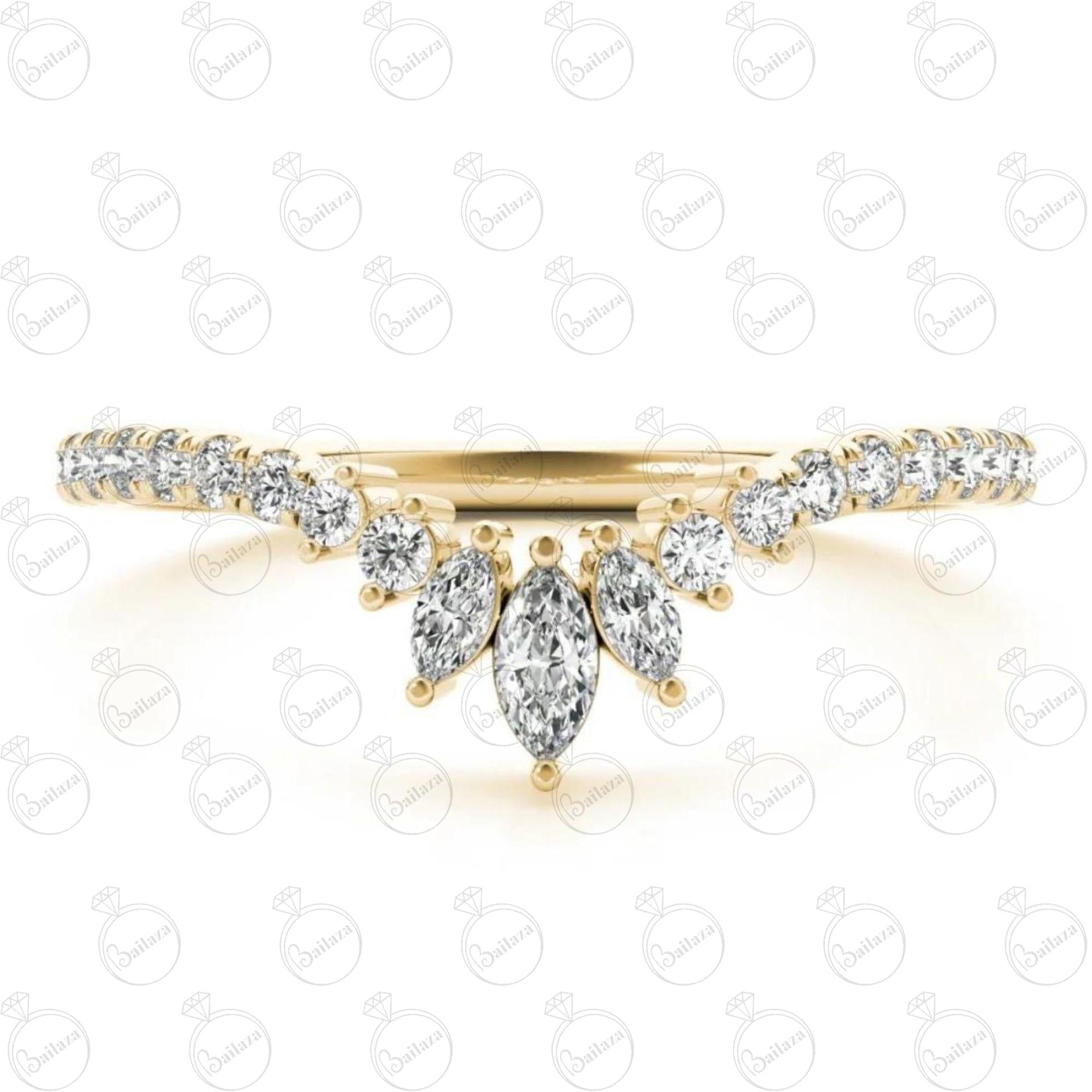 Top View 0.30 CT Marquise Cut Unique Moissanite Ring for Women, Diamond Marquise Cut , Diamond Engagement ring, Moissanite Diamond Ring,  0.30 CT diamond Ring, Diamond engagement Ring..