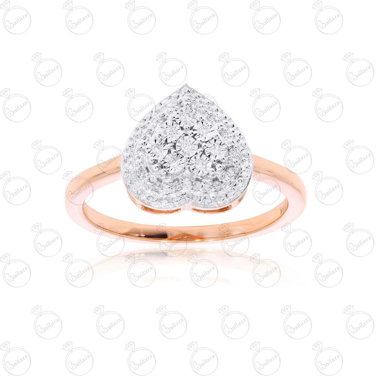 0.30 TCW Round Cut Unique Moissanite Ring, Diamond Ring for Women, 0.30 CT round cut Diamond Ring