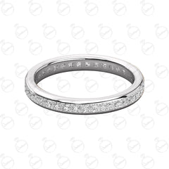 Anello da donna con moissanite taglio principessa TCW Eternity 2.00