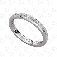 Anello da donna con moissanite taglio principessa TCW Eternity 2.00