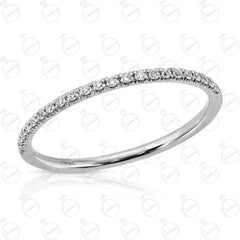 Anello da sposa con moissanite taglio rotondo TCW da 1,25 per donna