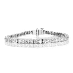 Bracciale tennis in diamanti taglio brillante rotondo da 1,50 CTW per donna