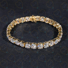 3.00 CTW Round Brilliant Cut Tennis Lab Grown Diamond Bracelet for Women