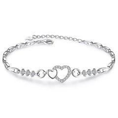 0.70 TCW Round Cut Tennis Lab Grown Diamond Bracelet for Women