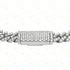 5.00 TCW Round Cut Hip Hop Lab Grown Diamond Bracelet for Women