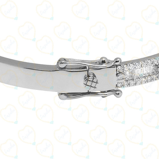 2.00 TCW Round Cut Art Deco Lab Grown Diamond Bracelet for Women