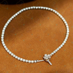 7.50 TCW Round Cut Tennis Lab Grown Diamond Bracelet for Women