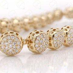 2.00 CTW Round Brilliant Cut Tennis Lab Grown Diamond-Bracelet for Women