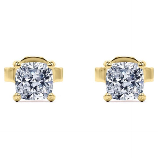 0.50 CTW Round Cut Stud Lab Grown Diamond Earrings for Women