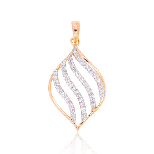 0.80 TCW Round Cut Charm Lab Grown Diamond Pendant for Women