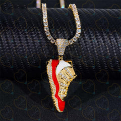 3.00 TCW Round Cut Charm Lab Grown Diamond Pendant for Women