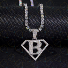 0.70 CTW Round Cut Charm Lab Grown Diamond Pendant for Women