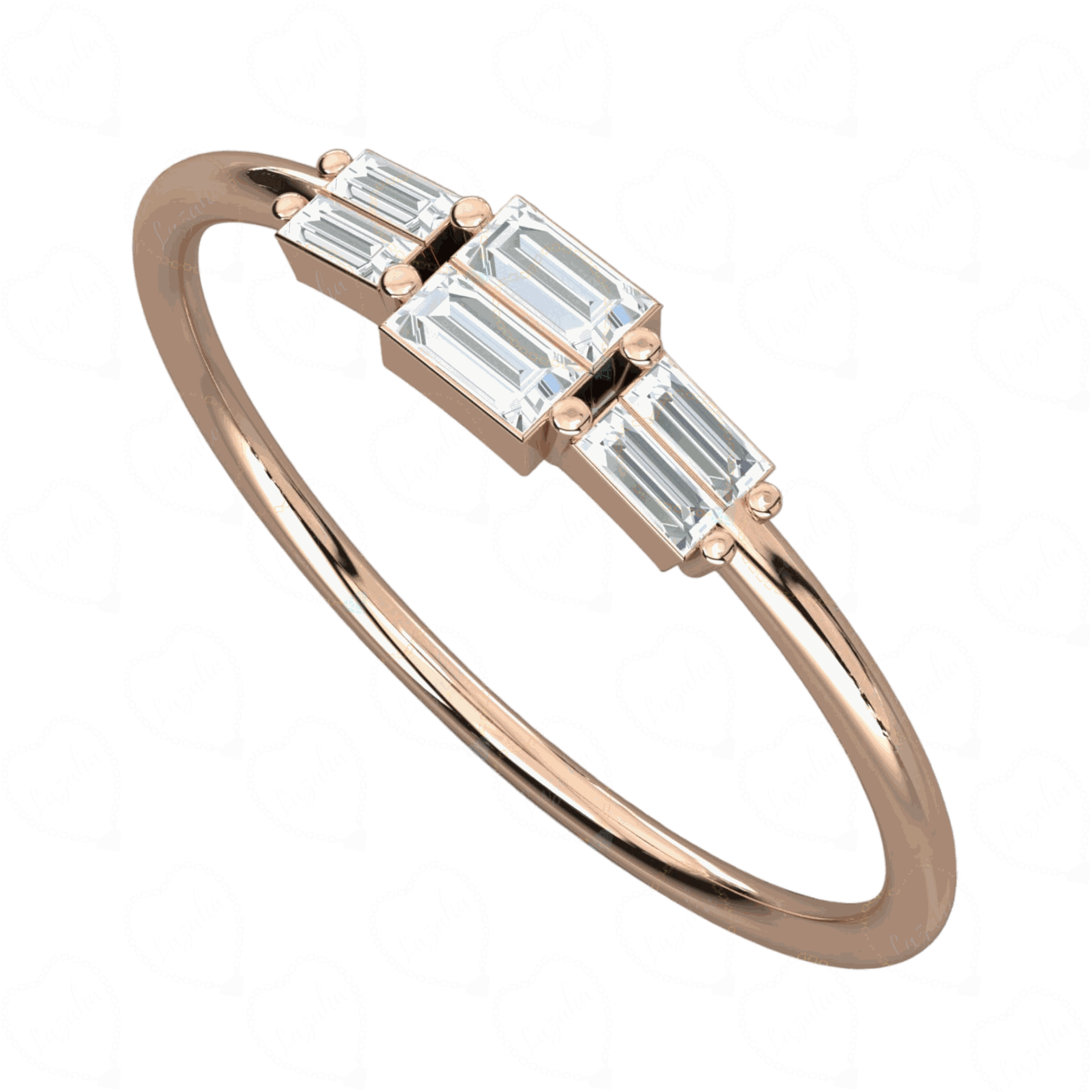 Top 0.30 CTW Baguette Cut Unique Lab Diamond