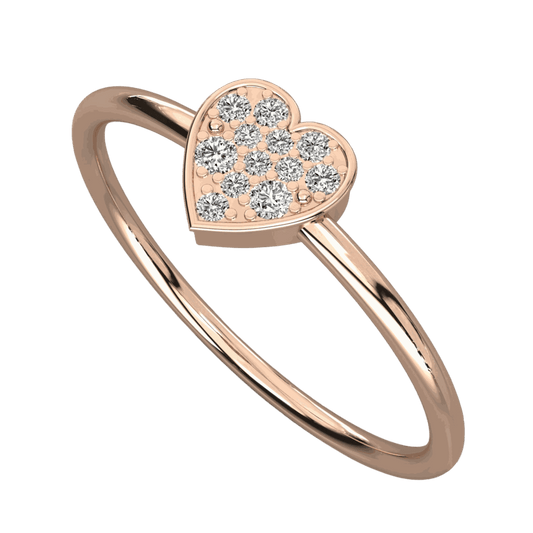 Round Cut Solitaire Lab Grown Diamond Ring for Women