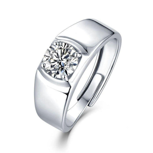 1.00 CTW Round Cut Solitaire Lab Grown Diamond Ring for Women