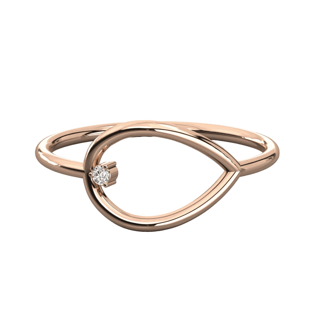 Round Cut Solitaire Lab Grown Diamond Ring for Women