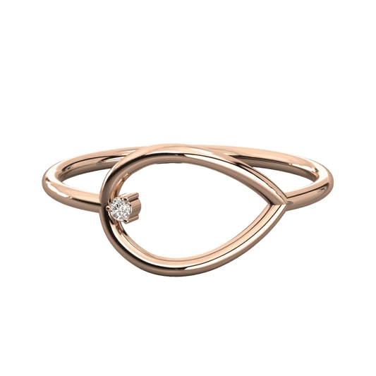 Round Cut Solitaire Lab Grown Diamond Ring for Women