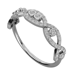 0.30 CTW Round Cut Twisted Lab Grown Diamond Ring for Women, Diamond Round cut Ring, Diamond ring, Diamond Ring for Women, lab grown diamond, Twisted Diamond Ring, Ring, 0.30 CT Diamond ring, Engagement Ring, Wedding Ring