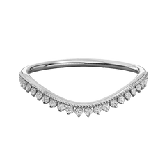 0.40 CTW Round Cut Half Eternity Lab Grown Diamond Ring, Diamond Ring, 0.40 CT lab grown diamond Ring, Lab Grown Diamond Ring,  