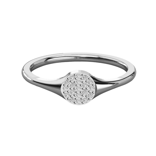 Round Cut Halo Lab Grown Diamond Ring for Women