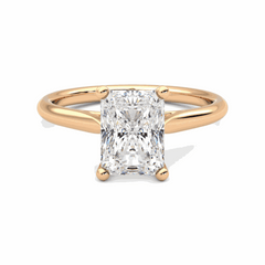 2.00 CTW Radiant Cut Solitaire Lab Grown Diamond Ring for Women