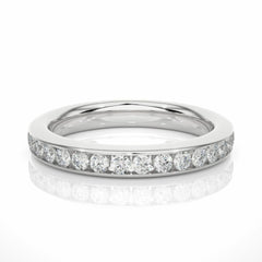 Round-Cut Eternity Lab Grown Diamond Ring for Women