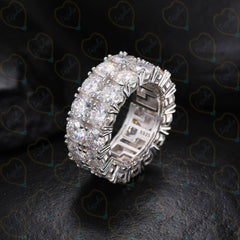 Round Brilliant Cut Eternity Lab-Grown Diamond Ring for Women