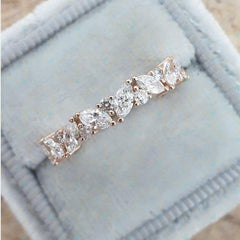 2.00 TCW Marquise Cut Unique Lab Grown Diamond Ring for Women