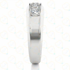 Round Brilliant Cut 5 Stone Lab Grown Diamond Ring for Women