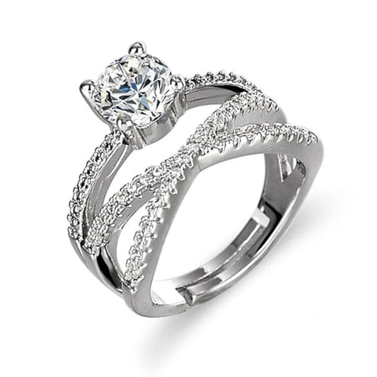 0.70 CTW Round Cut Solitaire Lab Grown Diamond Ring for Women