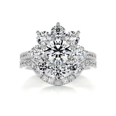 1.00 CTW Round Cut Bridal Set Lab Grown Diamond Ring for Women