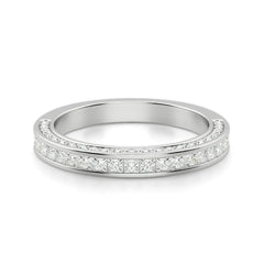 2.00 CTW Princess Cut Eternity Lab Grown Diamond Ring for Women