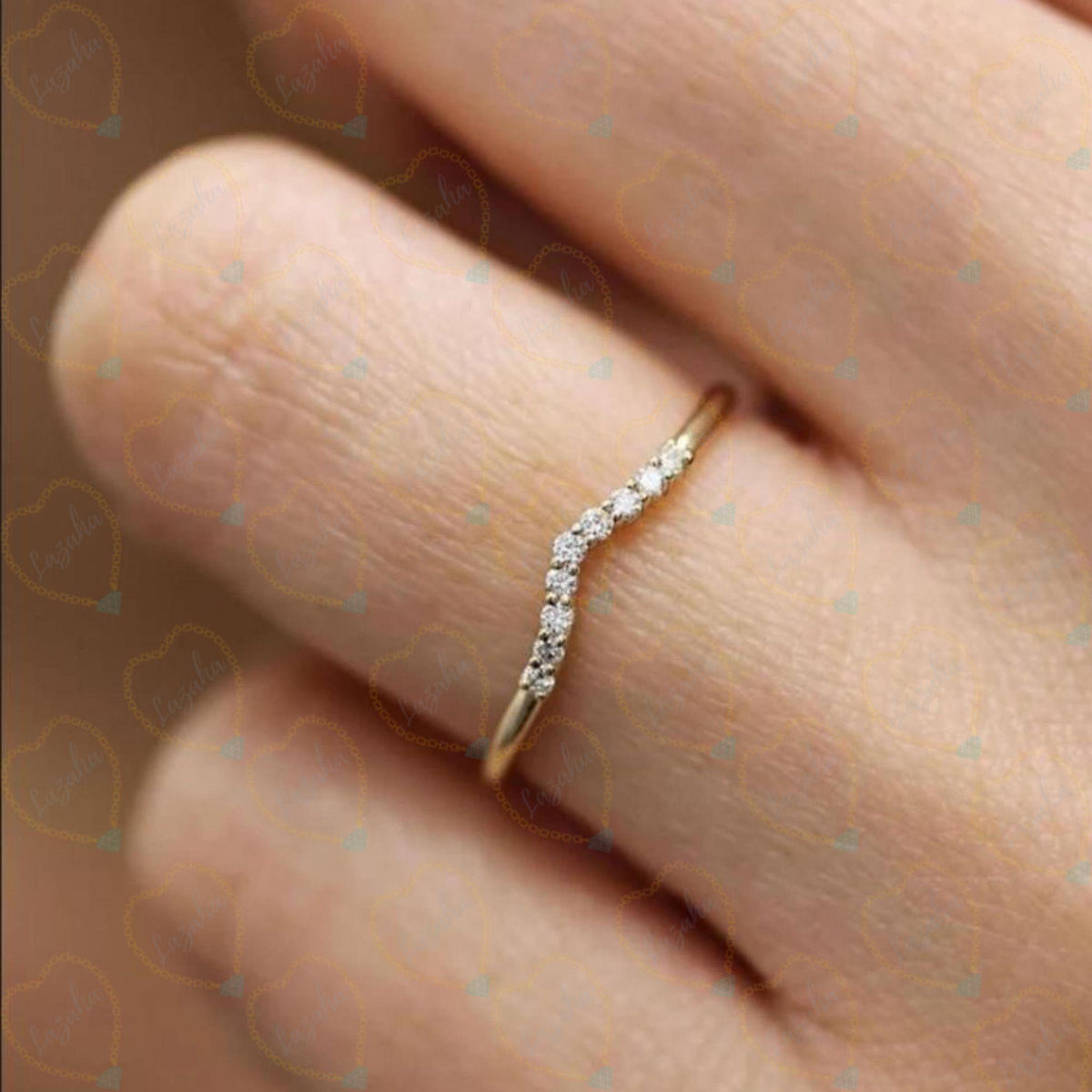 Round Cut Eternity Lab Grown Diamond Ring for Women