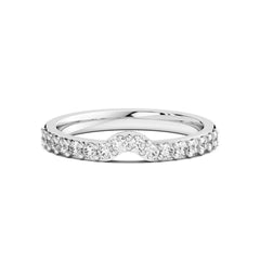 1.00 CTW Round Cut Eternity Lab Grown Diamond Ring for Women