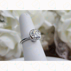 1.70 TCW Round Cut Solitaire Lab Grown Diamond Ring for Women