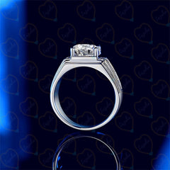 1.70 TCW Round Cut Solitaire With Accents Lab Grown Diamond Ring for Women