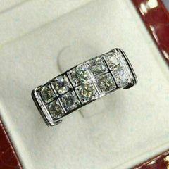 1.80 CTW Princess Cut Eternity Lab Grown Diamond Ring for Women