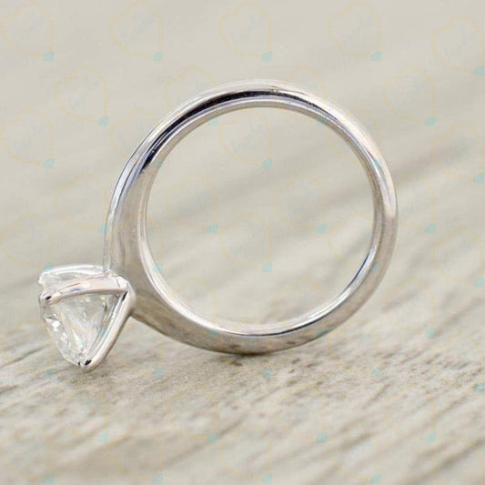 Anello da donna con diamante solitario taglio cuscino TCW da 2,00