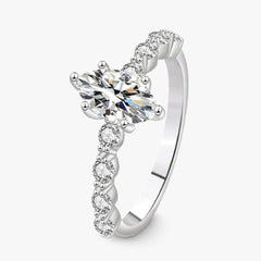 0.80 TCW Round Cut Semi Mount Lab Grown Diamond Ring for Women