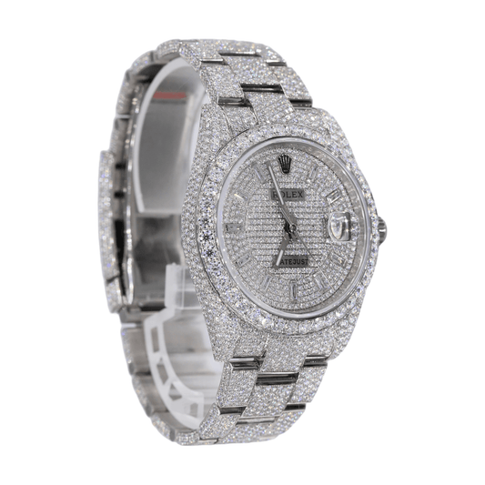 Orologio DJ 41MM Moissanite Diamond Medium Stone Bezel 22CT