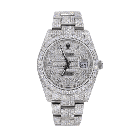 Orologio DJ 41MM Moissanite Diamond Medium Stone Bezel 22CT