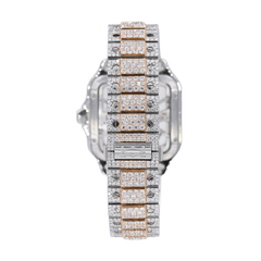 Orologio CS Skeleton 41MM bicolore VVS Moissanite Diamond 20CT