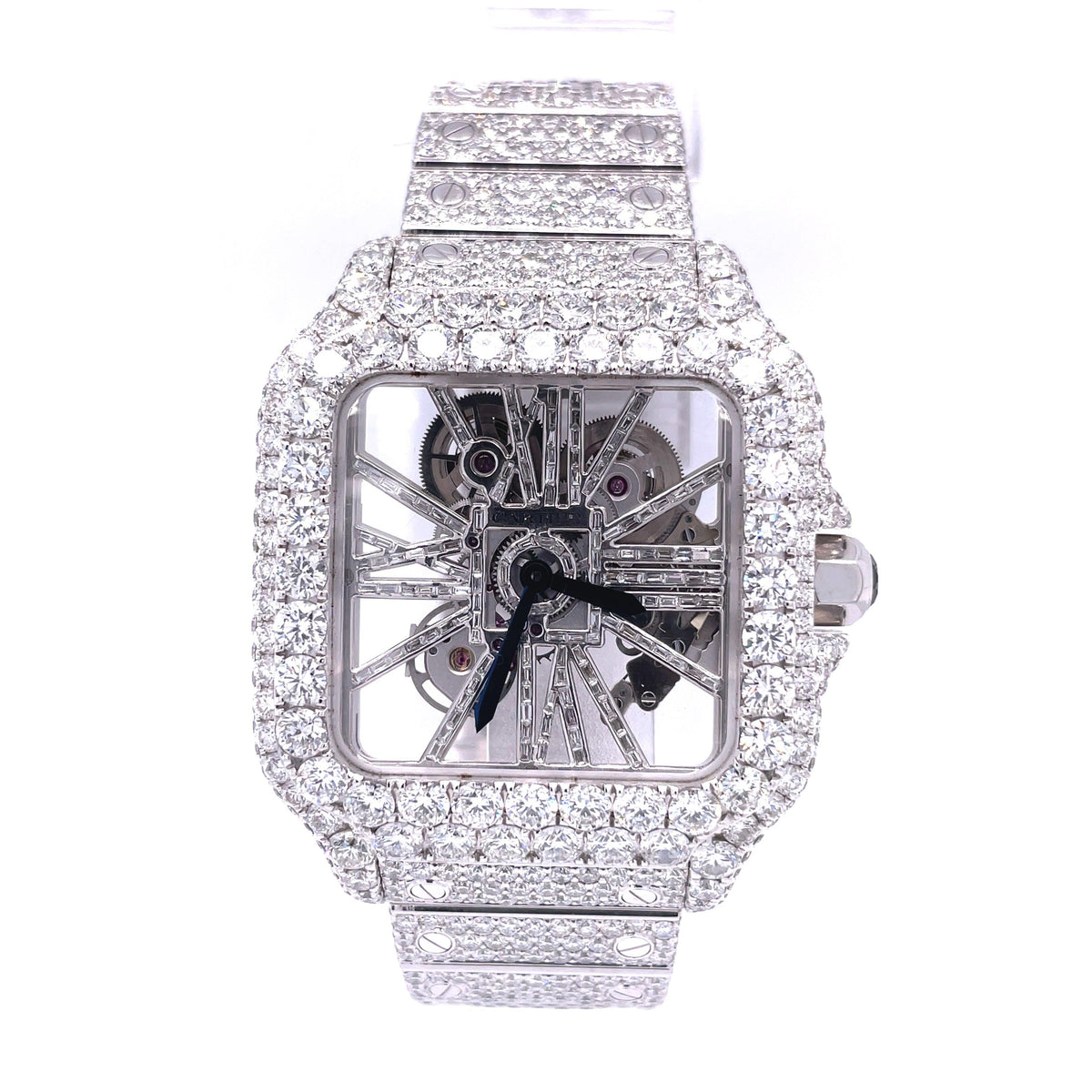 Orologio CS Skeleton 41MM VVS Moissanite Diamond 20CT