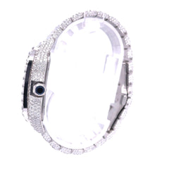 CS Skeleton 41MM VVS Moissanite Diamond Watch 20CT