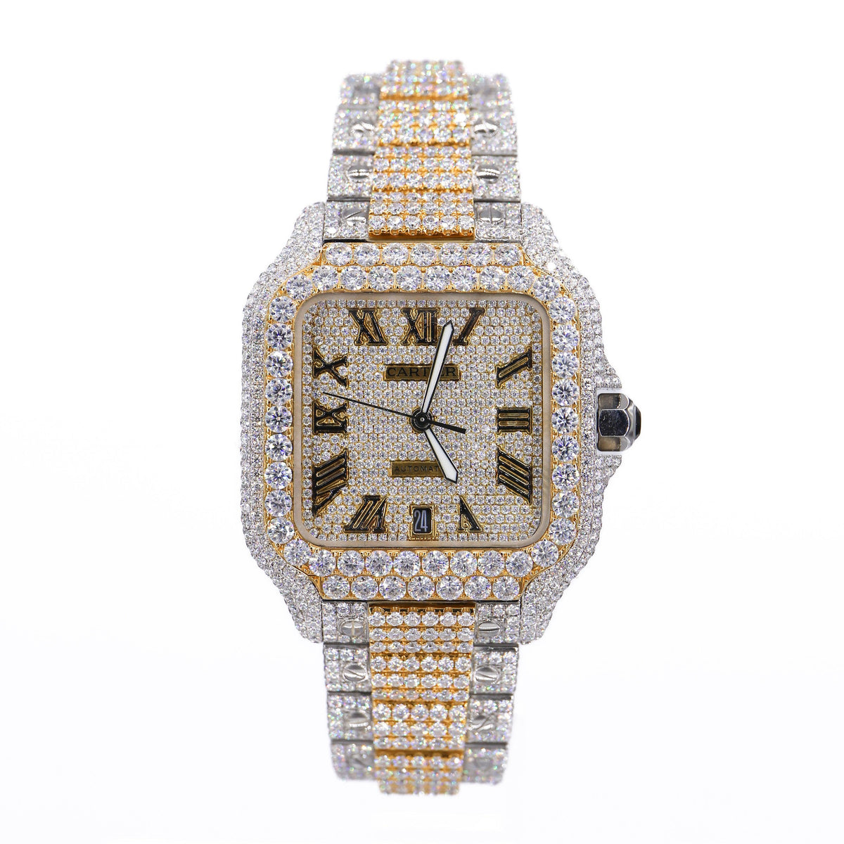 Orologio CS Two Tone 41MM Moissanite Diamond 20CT