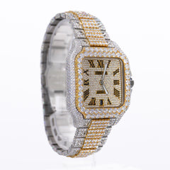 Orologio CS Two Tone 41MM Moissanite Diamond 20CT