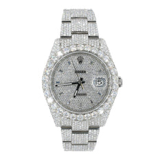 Orologio DJ 41MM Moissanite Diamond Big Stone Bezel 22CT