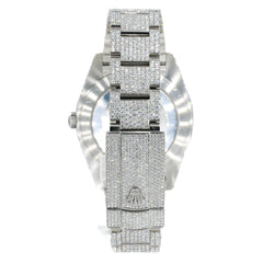 Orologio DJ 41MM Moissanite Diamond Big Stone Bezel 22CT